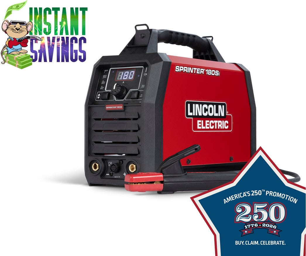 Lincoln Welders Lincoln Sprinter 180Si TIG Welder (Stick Package) K5453-1
