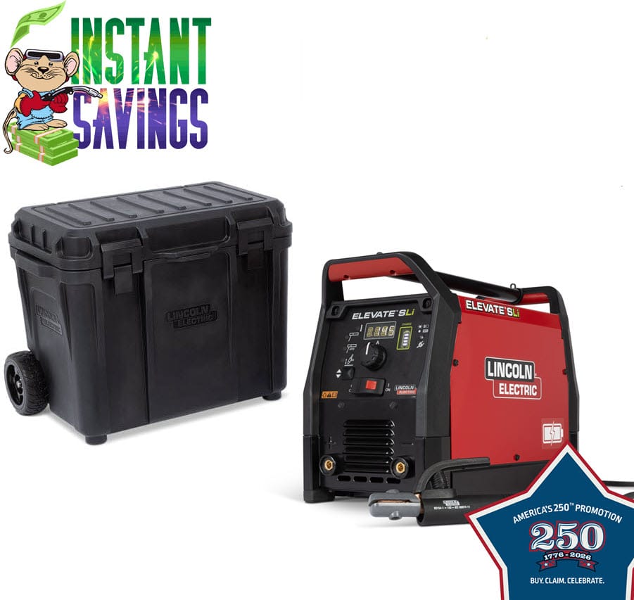 Lincoln Elevate SLi Battery Powered Welder w/Rolling Case K5622-1