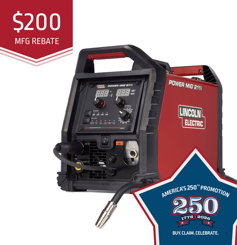 Lincoln Welders Lincoln POWER MIG 211i MIG Welder K6080-1