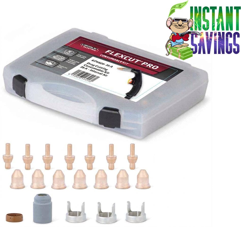 Lincoln FlexCut PRO Drag Cutting Kit - 35 Amp Internal Air KP5829-35A