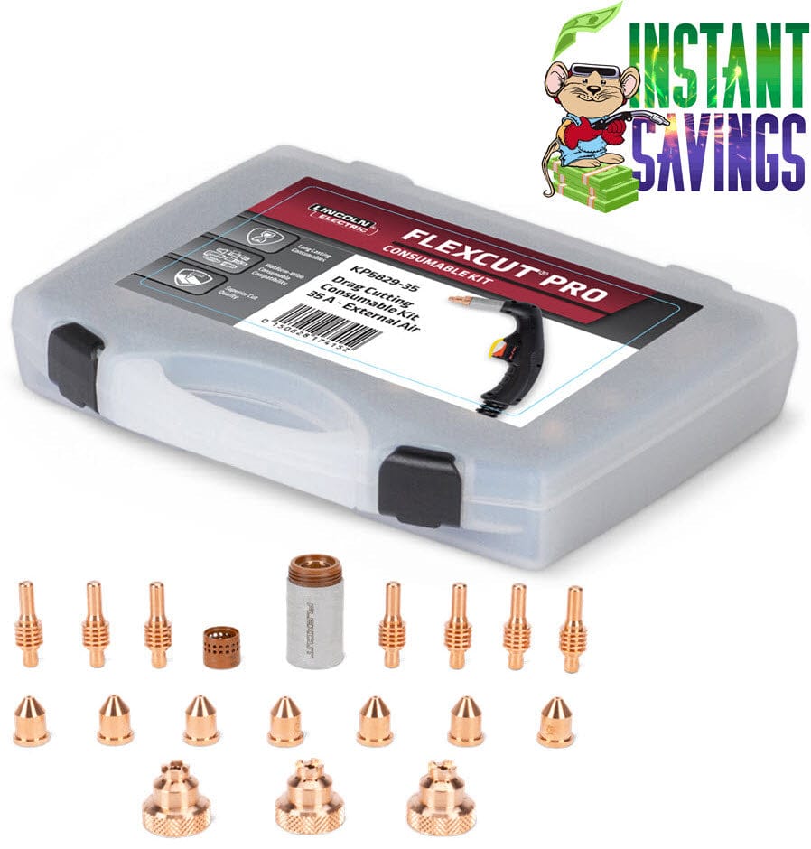 Lincoln FlexCut PRO Drag Cutting Kit - 35 Amp KP5829-35