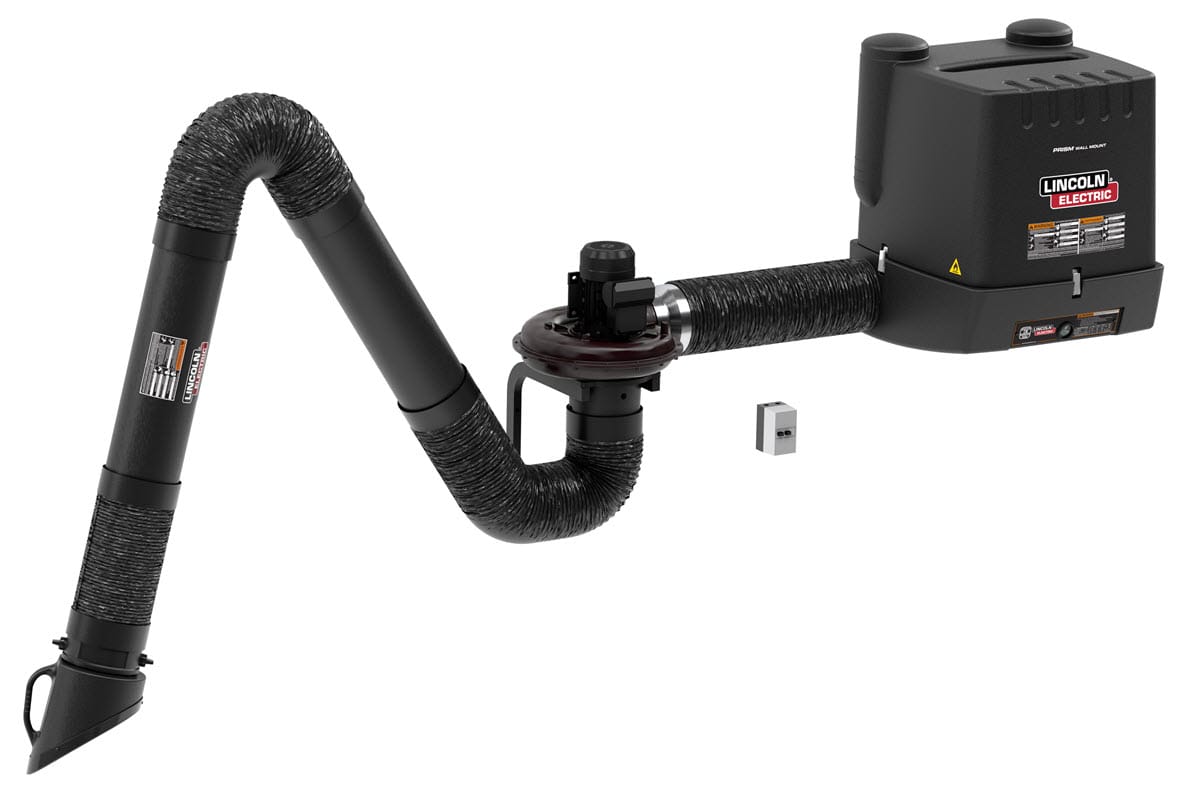 Cyberweld Lincoln Prism Wall Mount Fume Extractor - Single Arm MERV 14 One-Pak K4261