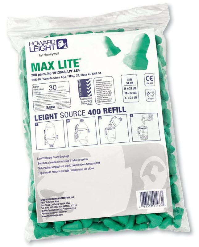 Howard Leight MAXIMUM LITE LPF-1 Disposable Earplugs - Dispenser Refill