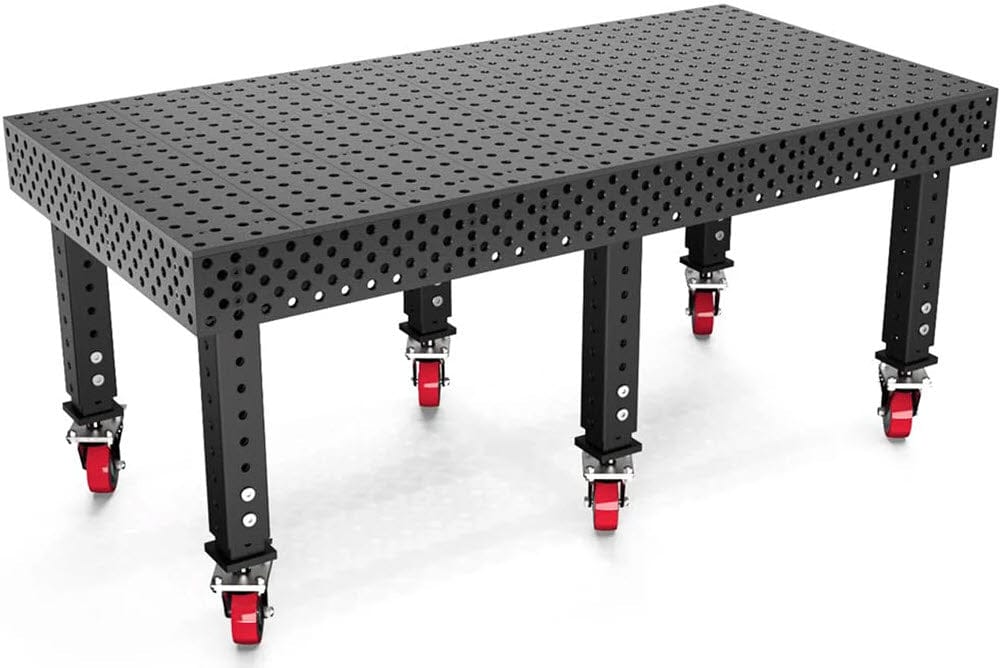 BuildPro Machine Accessories BUILDPRO Alpha 5/8 Mobile Welding Table 6' x 3' TA5-7236Q-C1