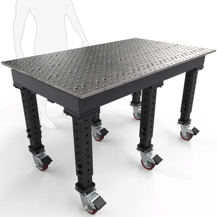 BUILDPRO MAX Adjustable Leg Welding Table 5' x 3' (Standard) TMR56036F