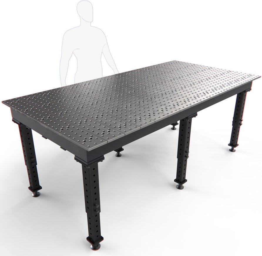 BUILDPRO MAX Adjustable Leg Welding Table 8' x 4' (Standard) TMR59648F
