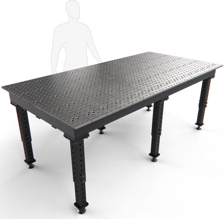 BUILDPRO MAX Adjustable Leg Welding Table 8' x 4' (Standard) TMR59648F