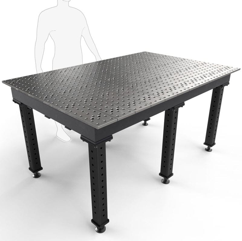 BuildPro Machine Accessories Heavy Duty 30-1/4" BUILDPRO MAX Fixed-Leg Welding Table 6' x 4' (Standard) TMA57248F