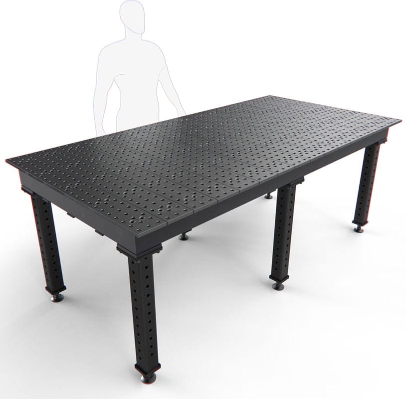 BUILDPRO MAX Fixed-Leg Welding Table 8' x 4' (Nitrided) TMQA59648F
