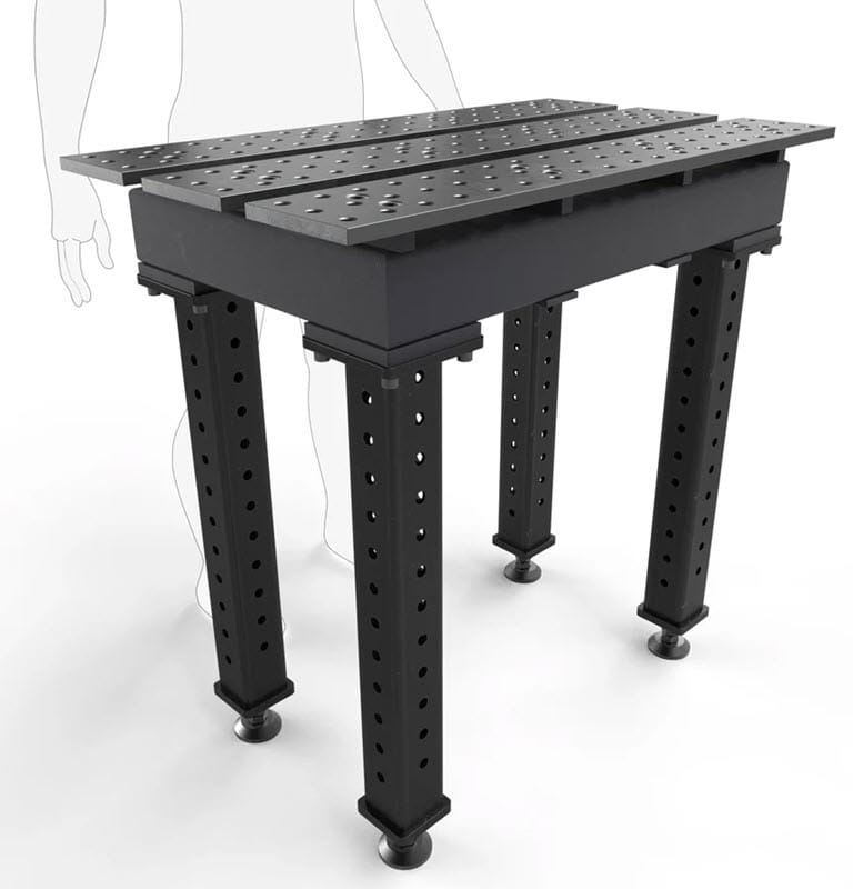 BUILDPRO MAX Slotted Welding Table 2' x 3' (Nitrided) TMQA52238