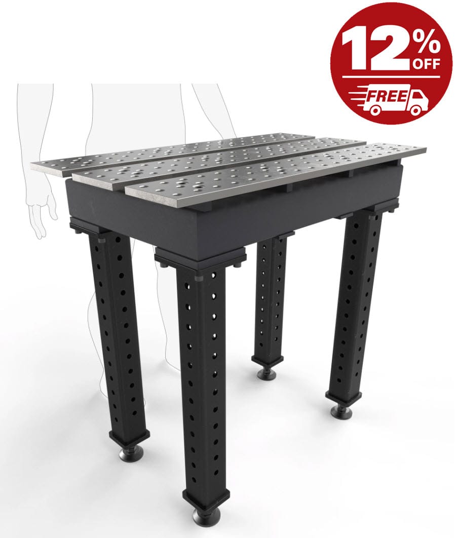 BUILDPRO MAX Slotted Welding Table 2' x 3' (Standard) TMA52238