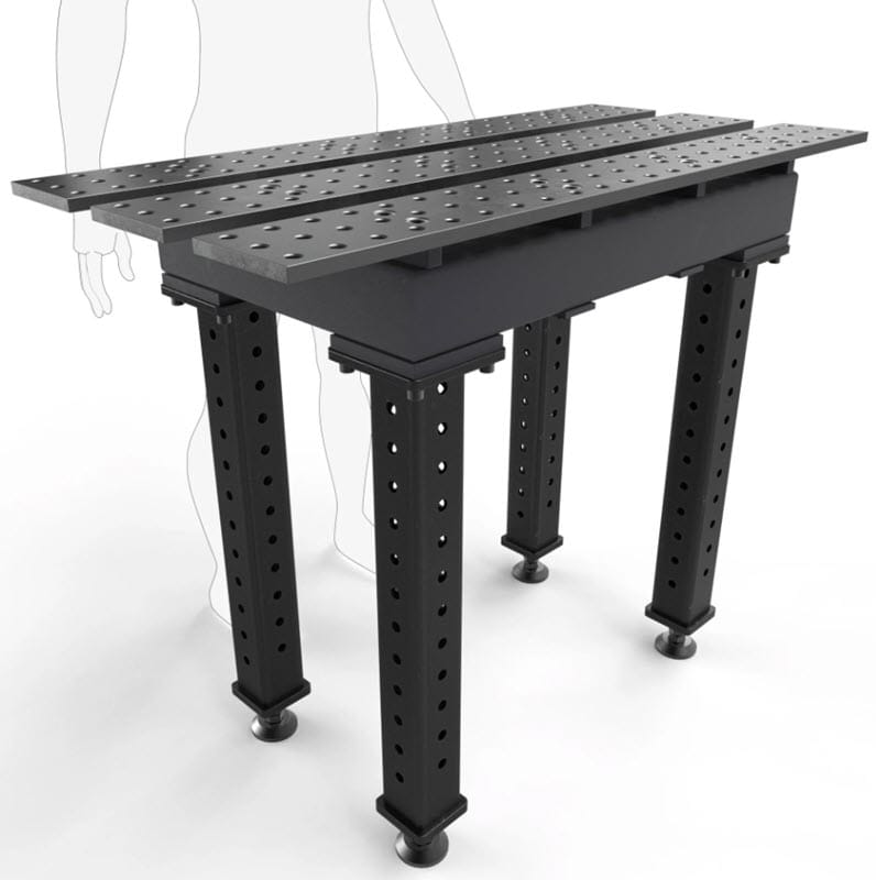 BUILDPRO MAX Slotted Welding Table 2' x 4' (Nitrided) TMQA52246