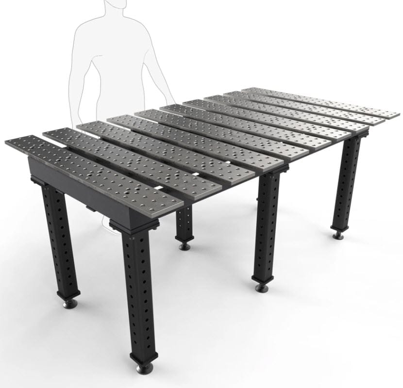 BuildPro Machine Accessories BUILDPRO MAX Slotted Welding Table 6.5' x 4' (Standard) TMA57846