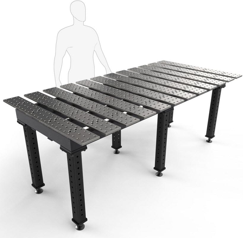 BuildPro Machine Accessories BUILDPRO MAX Slotted Welding Table 8' x 4' (Standard) TMA59446