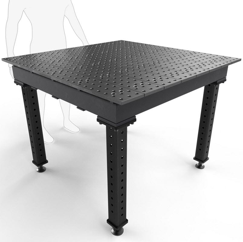 BuildPro Machine Accessories Heavy Duty 30-1/4" BUILDPRO MAX Welding Table 4' x 4' (Nitrided) TMQA54848F