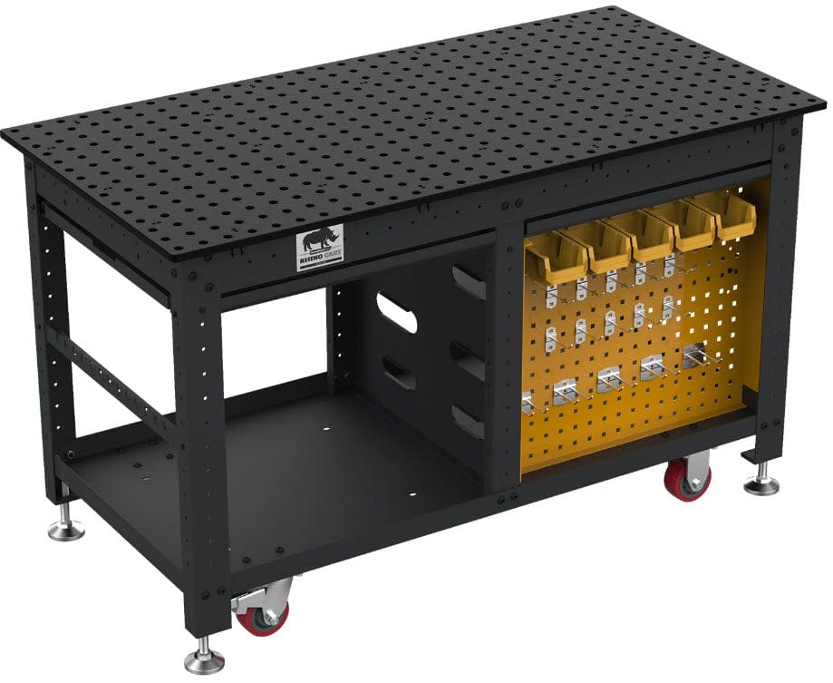 BuildPro Machine Accessories BUILDPRO Rhino Cart F3 Mobile Working Station - 60" X 30" TD5-6030Q-F3