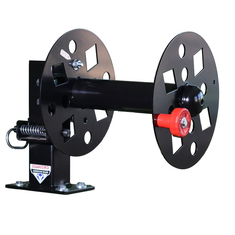Diamond Welding Lead Reel - Fixed Base Set - Black