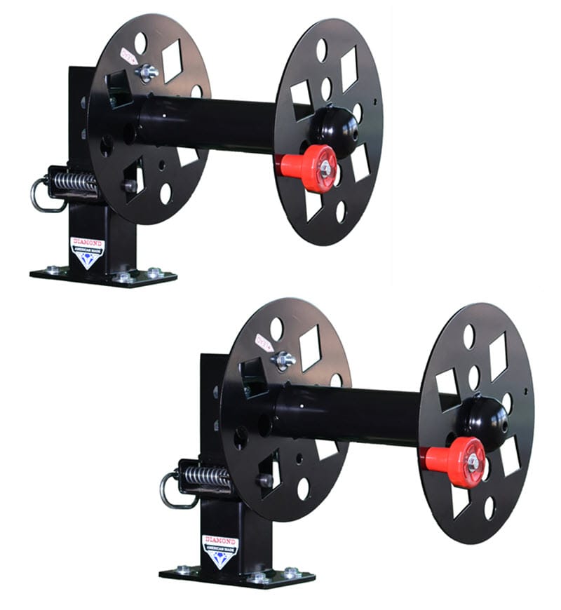 Diamond Welding Lead Reel - Fixed Base Set - Black