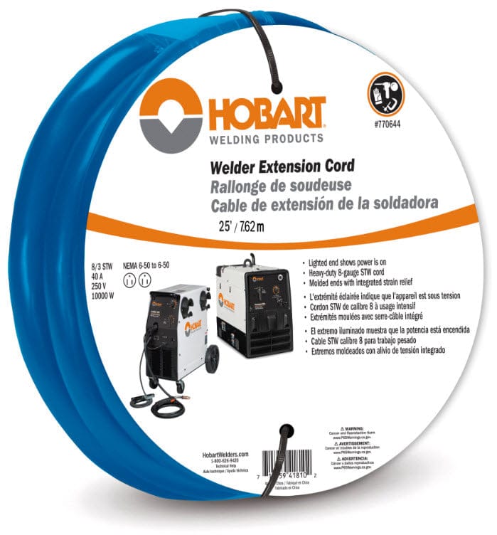 Hobart Machine Accessories Hobart 230V Welder Power Extension Cord 770644