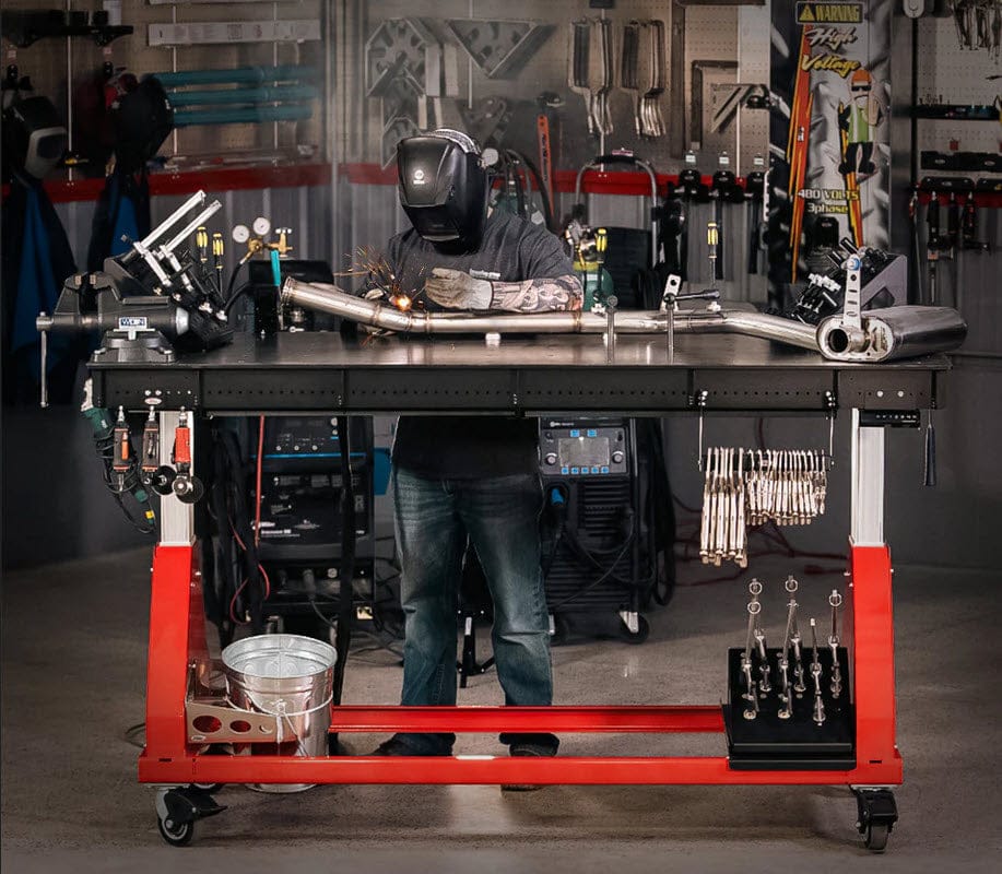 Inventive Products Machine Accessories Inventive Powerlift Pro Series Adjustable Height Welding Table 60" X 36" ITD23206