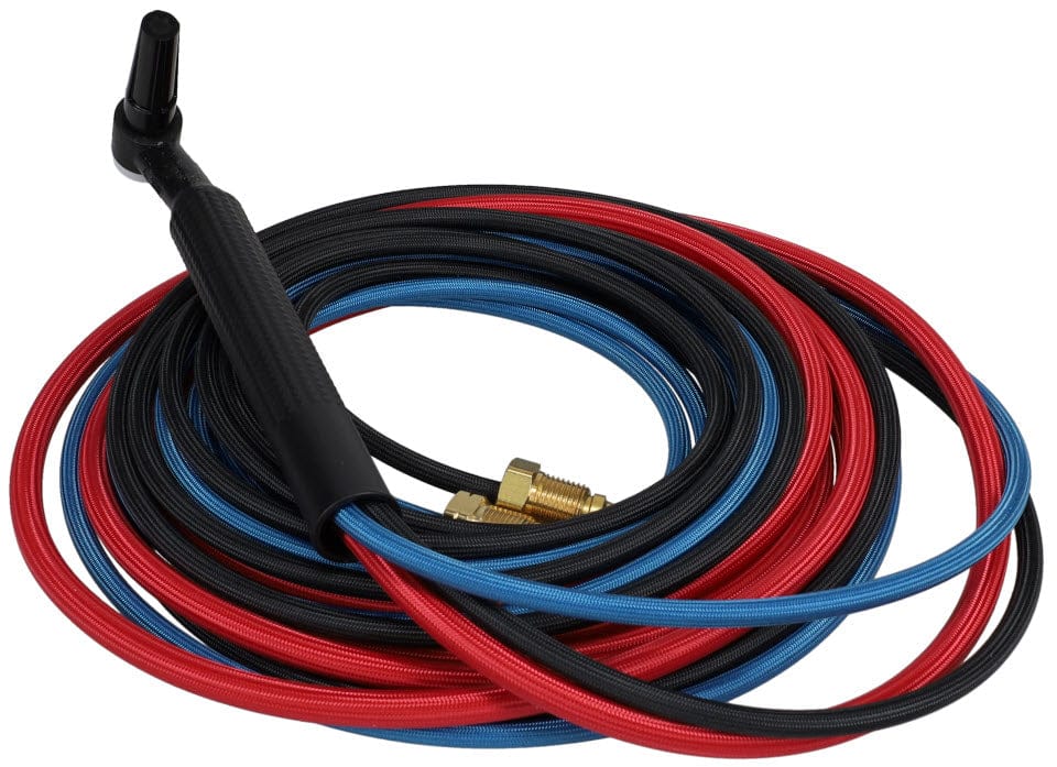 Weld-Forge Machine Accessories 12.5 ft Weld-Forge 250 Amp Water-Cooled Flexible TIG Torch - 12.5 ft. Braided Rubber 20F-12-R