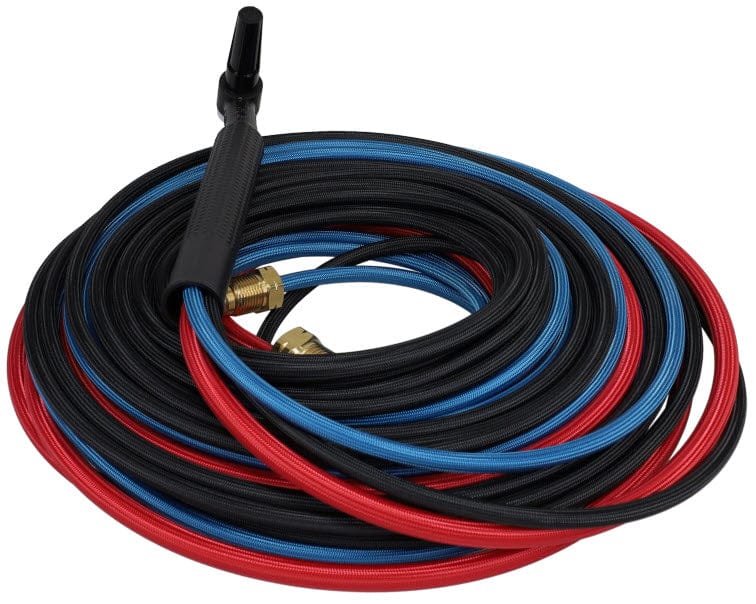 Weld-Forge Machine Accessories 25 ft Weld-Forge 250 Amp Water-Cooled Flexible TIG Torch - 25 ft. Braided Rubber 20F-25-R