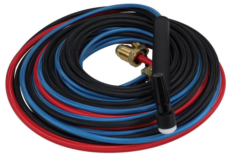 Weld-Forge Machine Accessories 25 ft Weld-Forge 250 Amp Water-Cooled Flexible TIG Torch - 25 ft. Braided Rubber 20F-25-R