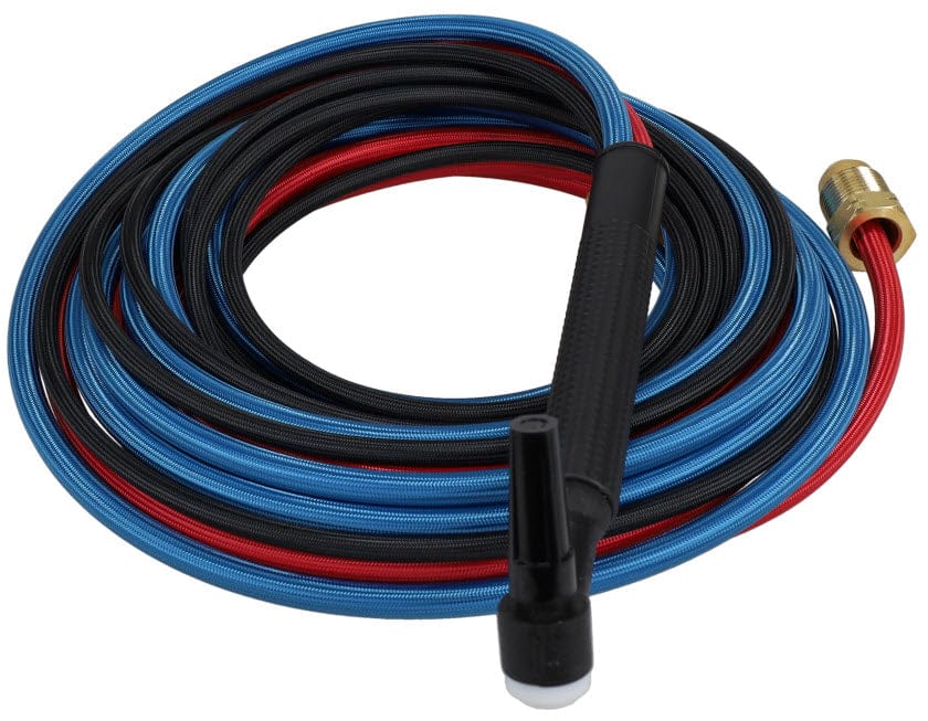 Weld-Forge Machine Accessories 12.5 ft Weld-Forge 250 Amp Water-Cooled TIG Torch - 12.5 ft. Braided Rubber 20-12-R