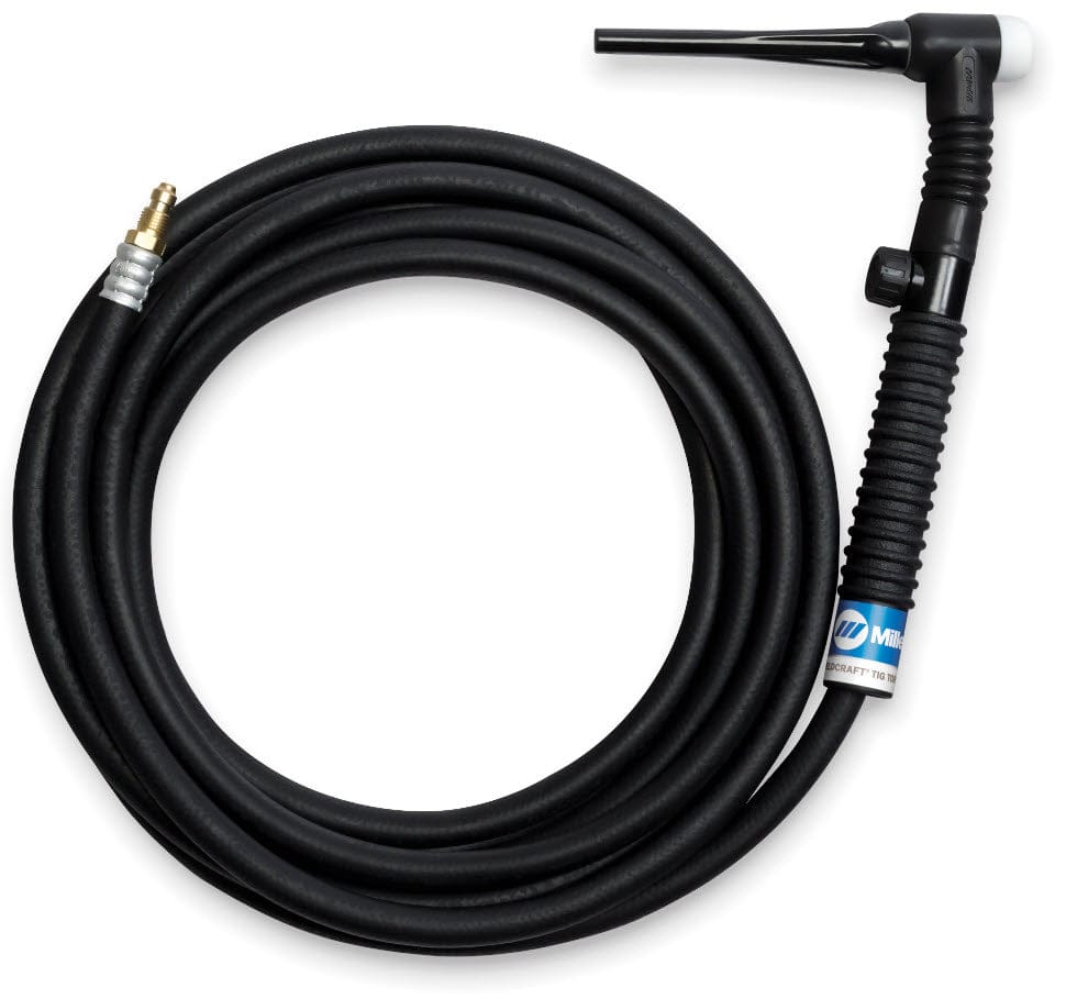 Weldcraft A-150 Flex Valve TIG Torch Pkg - 150 Amp Air-Cooled WP-17FV-12-R