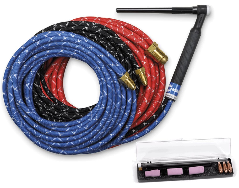 Weldcraft Machine Accessories AK4C Weldcraft W-250 TIG Torch Package - 250 Amp Water-Cooled WP-20-12-R