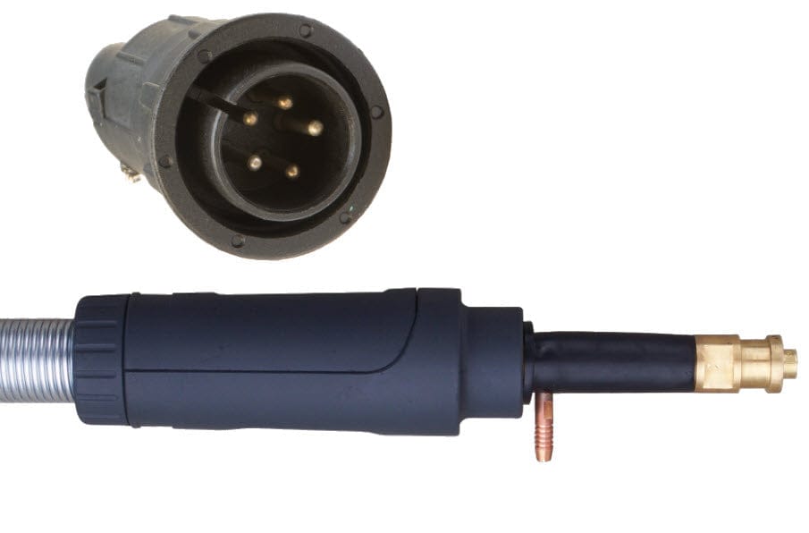 Weld-Forge MIG Parts Weld-Forge Tweco-Style No. 2 MIG Gun - 15 Foot, Lincoln LN Back End