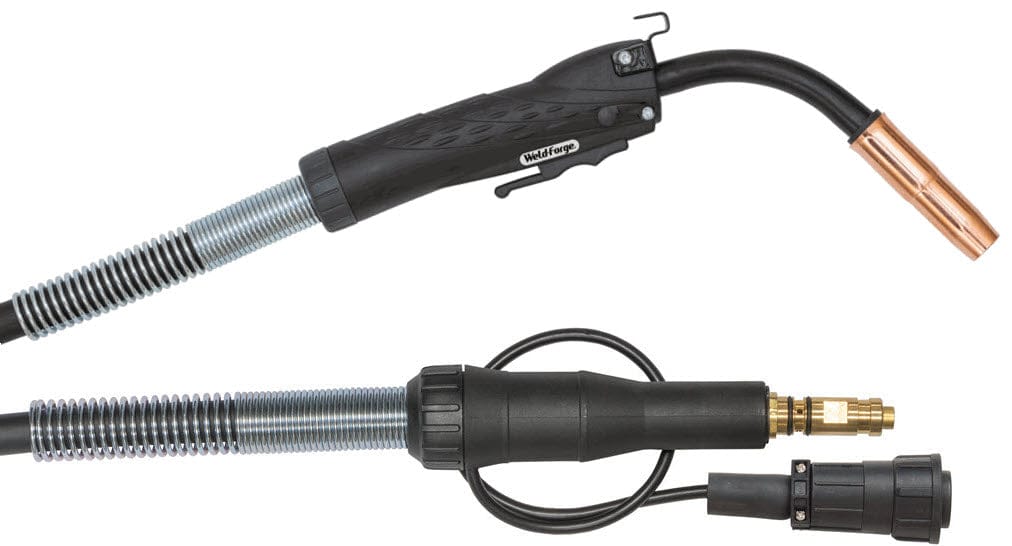 Weld-Forge MIG Parts Weld-Forge Tweco-Style No. 4 MIG Gun - 15 Foot, Lincoln LN-10 Back End
