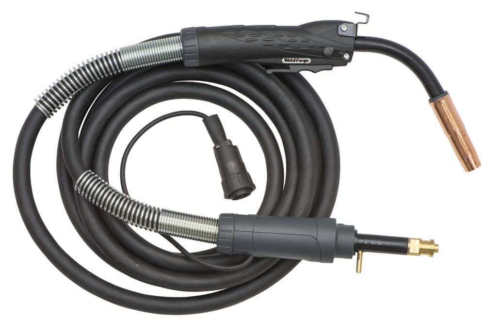 Lincoln MIG Parts Weld-Forge Tweco-Style No. 4 MIG Gun - 15 Foot, Lincoln LN Back End
