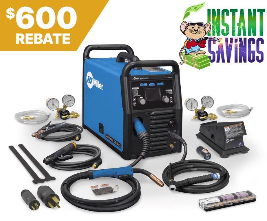 Miller Multimatic 220 AC/DC w/Wireless Foot Control 907757002