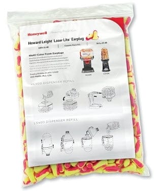 Honeywell Personal Protection Howard Leight Laser Lite LL-1 Disposable Earplugs - Dispenser Refill