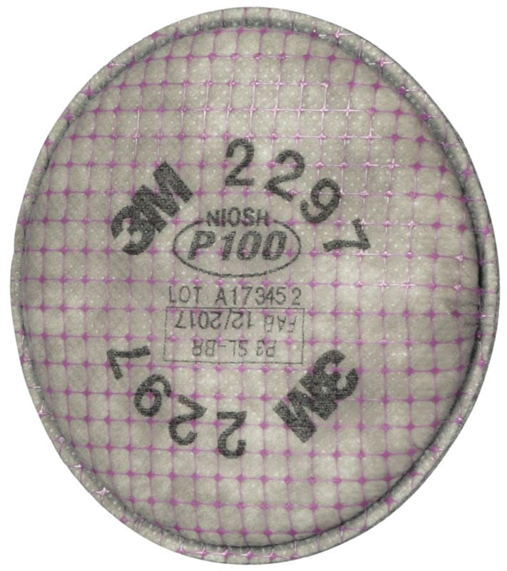 3M Personal Safety 3M Advanced Particulate P-100 Replacement Filter w/ Odor Relief 2297