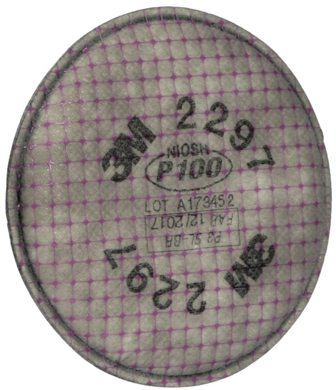 3M Personal Safety 3M Advanced Particulate P-100 Replacement Filter w/ Odor Relief 2297