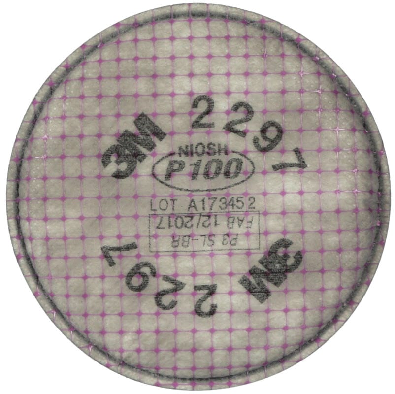 3M Personal Safety 3M Advanced Particulate P-100 Replacement Filter w/ Odor Relief 2297