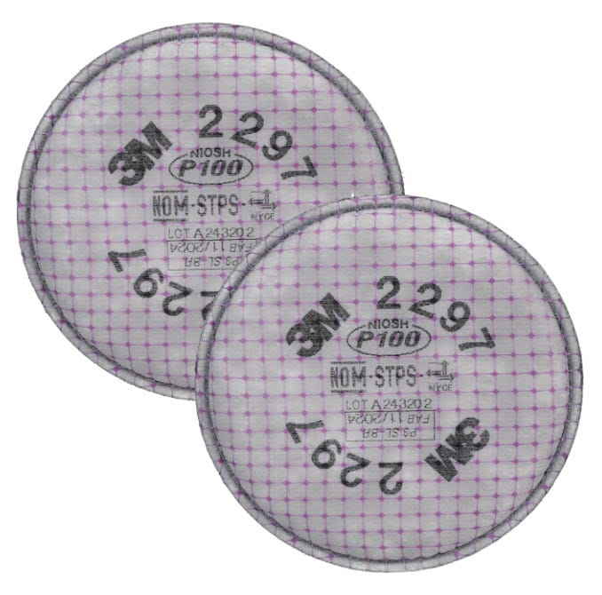3M Advanced Particulate P-100 Replacement Filter w/ Odor Relief 2297