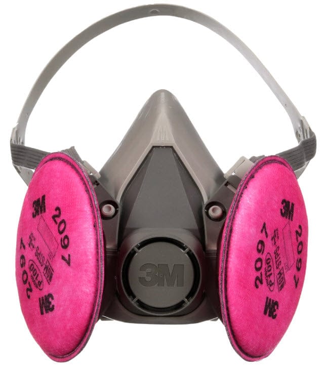 3M Personal Safety M 3M Odor/Particulate Reusable Respirator, P100, Size Medium 6297P1-DC