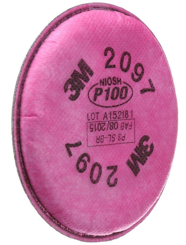 3M Personal Safety 3M Particulate P100 Replacement Filter w/Odor Relief 2097
