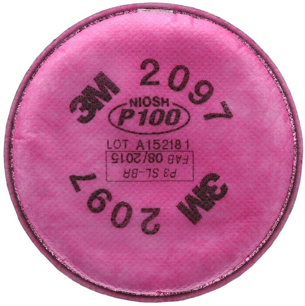 thumbnail image 2 of 3M 2096 P100 Respirator Filters – Acid Gas Relief, Particulate – 1 Pair (2 Filters), 54295 2 of 5