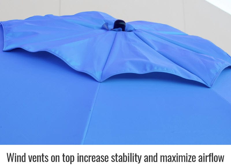 Black Stallion Personal Safety Black Stallion Core Flame-Resistant Industrial Umbrella UB200-BLU