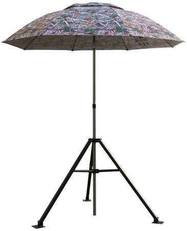 Black Stallion Core Industrial Umbrella w/Tripod Stand UB250-CAM