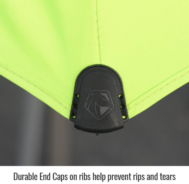 Black Stallion Personal Safety Black Stallion Core Industrial Umbrella w/Tripod Stand UB250-YEL