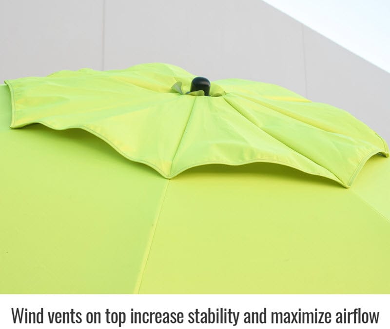 Black Stallion Personal Safety Black Stallion Core Industrial Umbrella w/Tripod Stand UB250-YEL