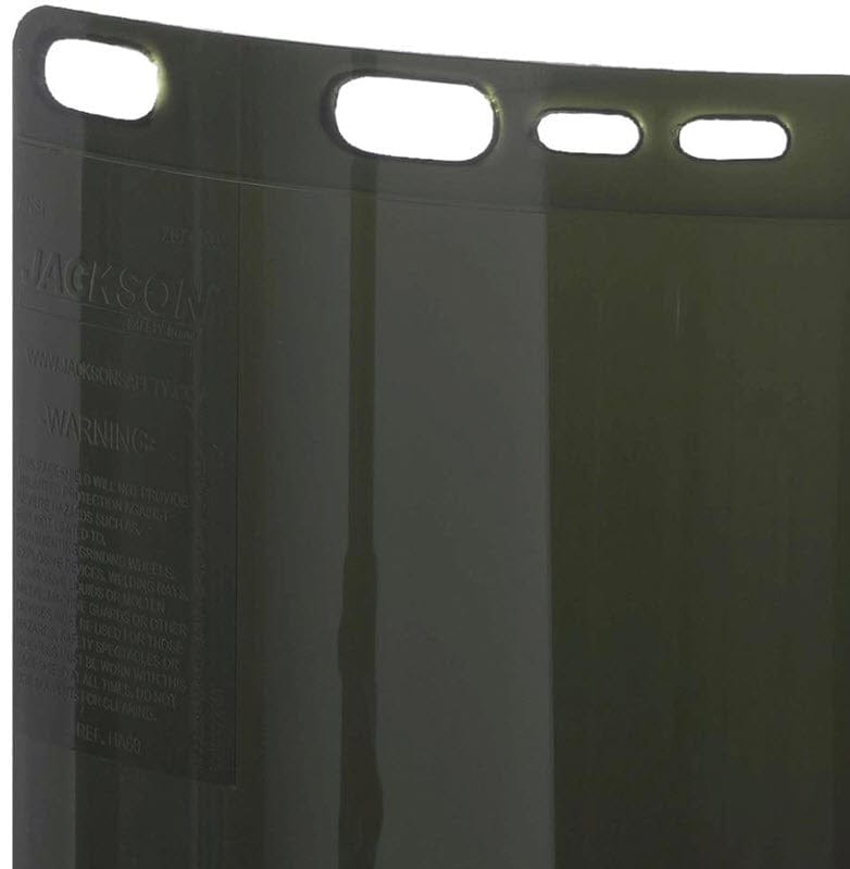 Jackson Safety Personal Safety Jackson 34-65 IRUV Shade 5 Polycarbonate Face Shield 29080