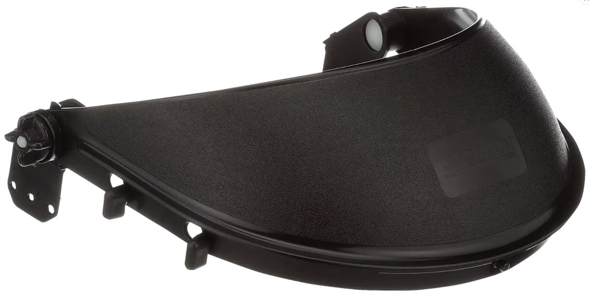 Jackson Safety black face shield mounting bracket