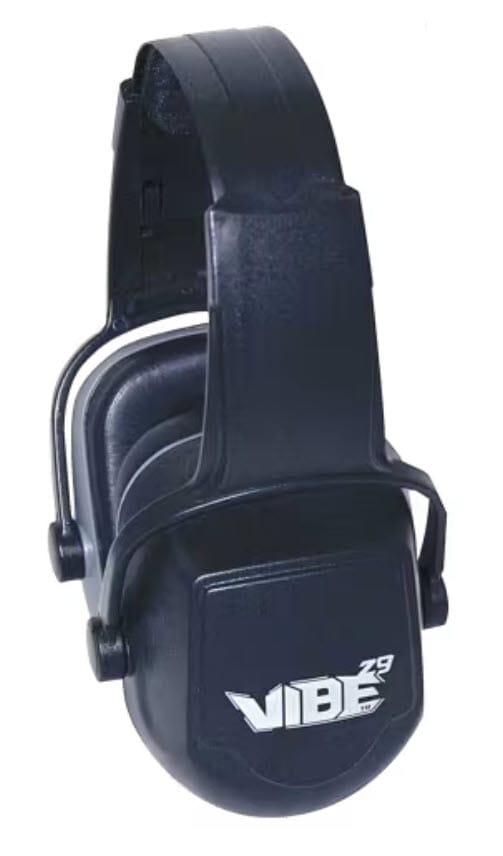 Jackson Safety Vibe Z9 earmuffs with black headband and ear cups