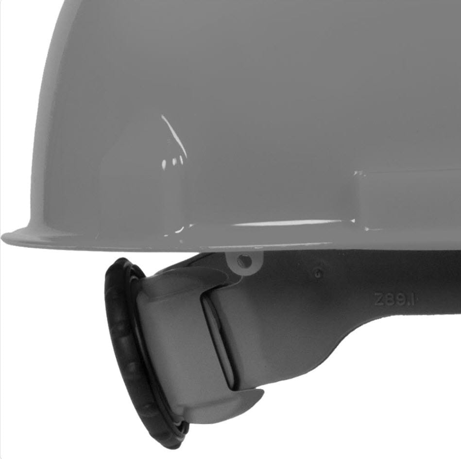 Jackson Safety grey hard hat suspension adjustment knob